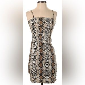 Shein Snake Skin Mini Dress - M - Excellent Condition